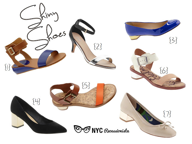 NYC Recessionista Roundup: Shiny shoes - NYC Recessionista