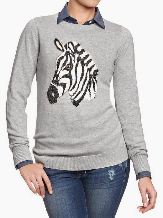 old navy zebra shirt