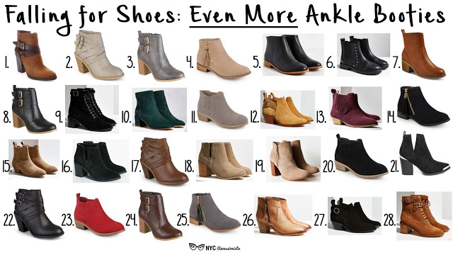 Falling for Shoes: Even More Ankle Booties - NYC Recessionista