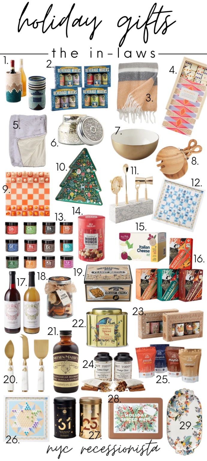 The Best Holiday Gifts for InLaws NYC Recessionista